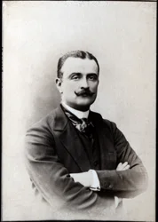 Portret van Antoine-Amédée-Marie-Vincent Manca-Amat de Vallombrosa, markies de Mores